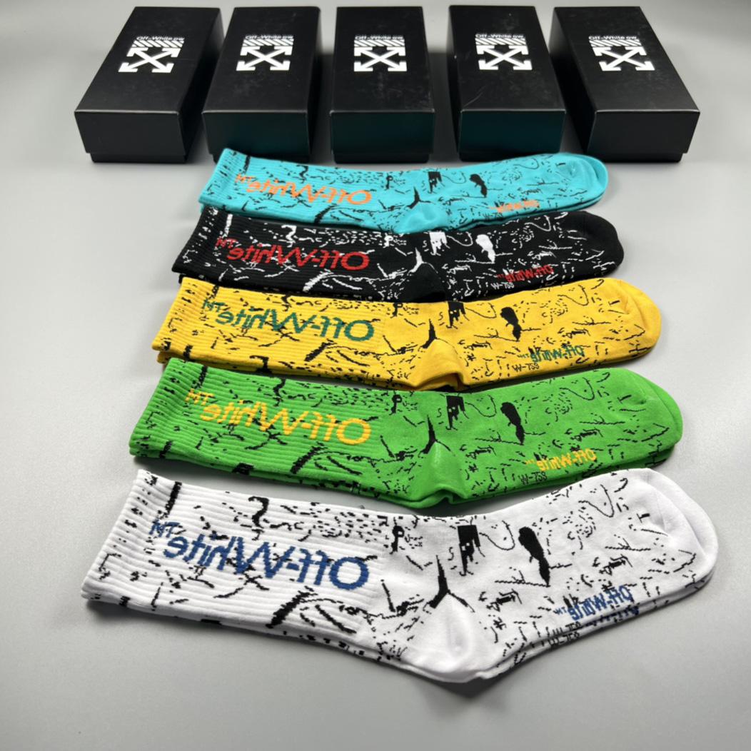 Off White Socks/Box - DopestKickz