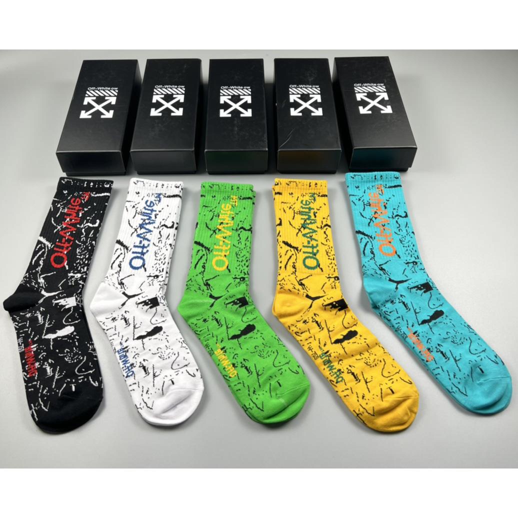Off White Socks/Box - DopestKickz