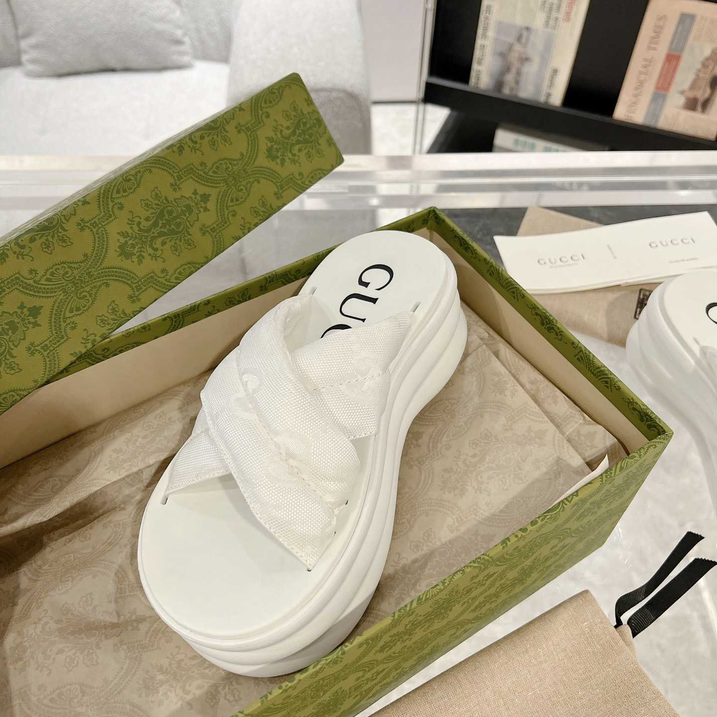 Gucci Women's GG Platform Slide Sandal - DopestKickz