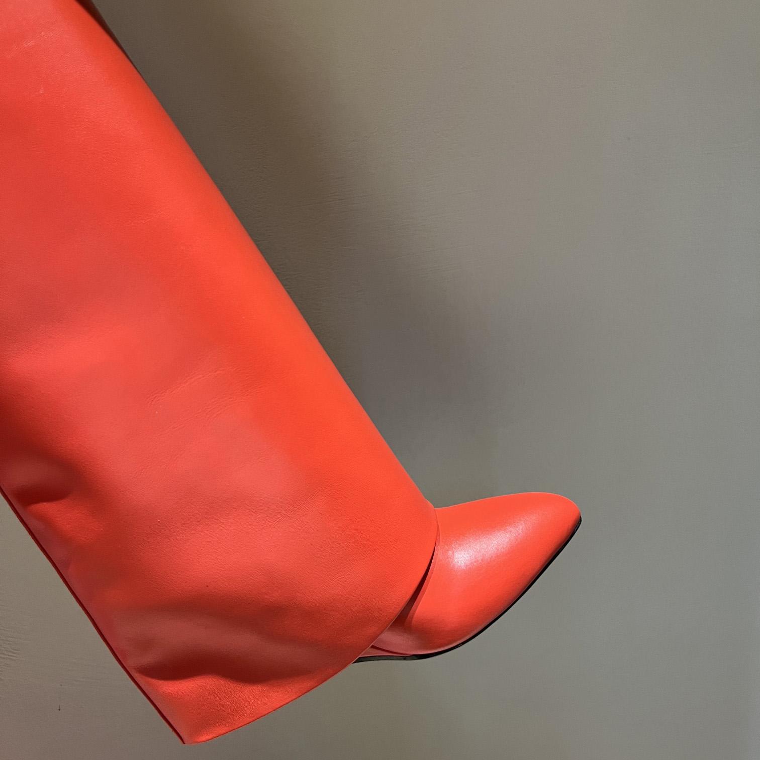 Givenchy Shark Lock Ankle Boots In Leather - DopestKickz