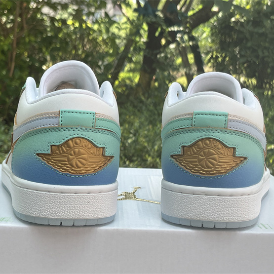Air Jordan 1 Low SE “Emerald Rise” Sneaker      FN8899-131 - DopestKickz