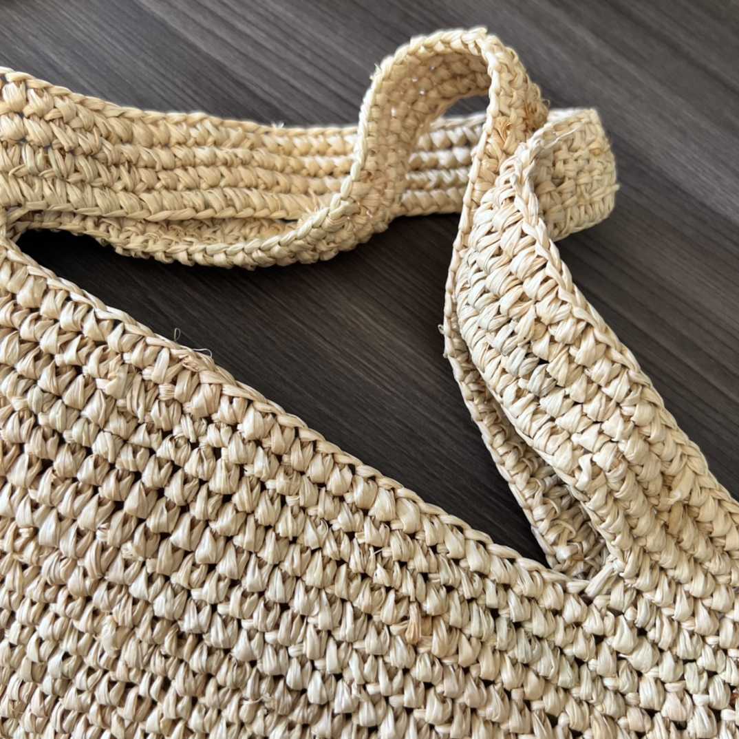 Loewe Mini Slit Bag In raffia And Calfskin - DopestKickz