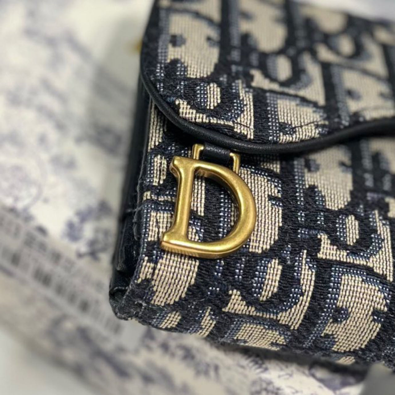 Dior  Saddle Lotus Wallet - DopestKickz