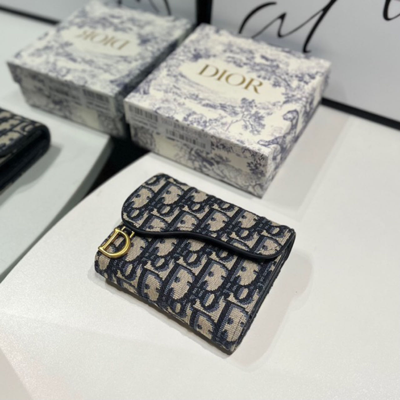 Dior  Saddle Lotus Wallet - DopestKickz