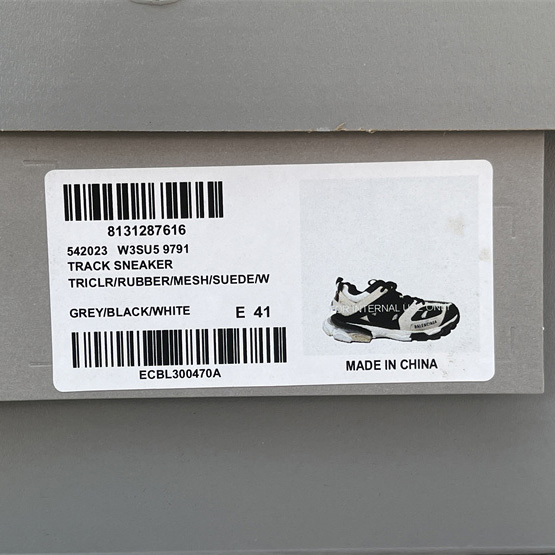 Balenciaga Track Sneaker In Grey - DopestKickz