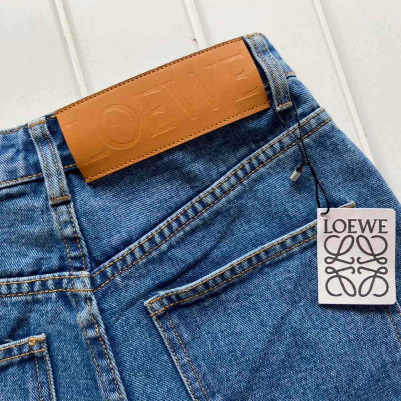 Loewe Anagram Cropped Jeans - DopestKickz