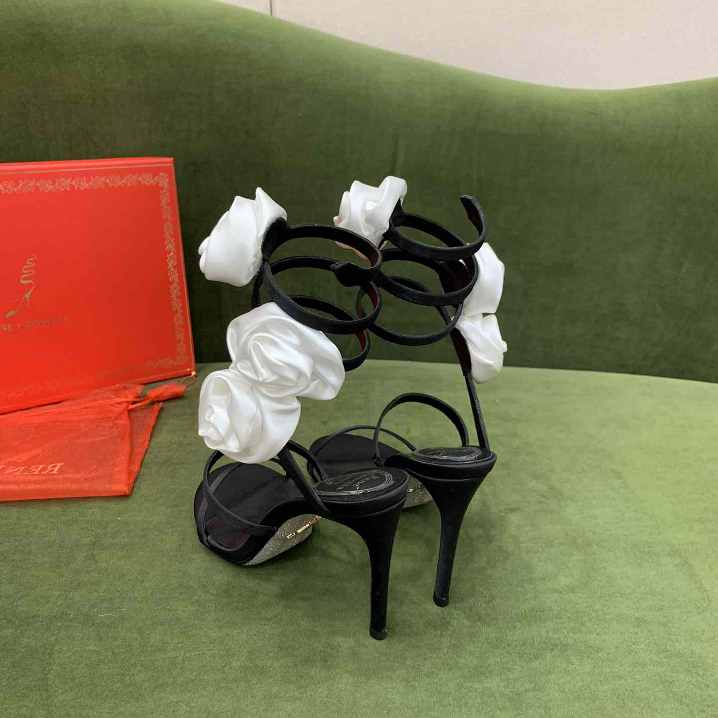 Rene Caovilla Rose High-heel Sandals - DopestKickz
