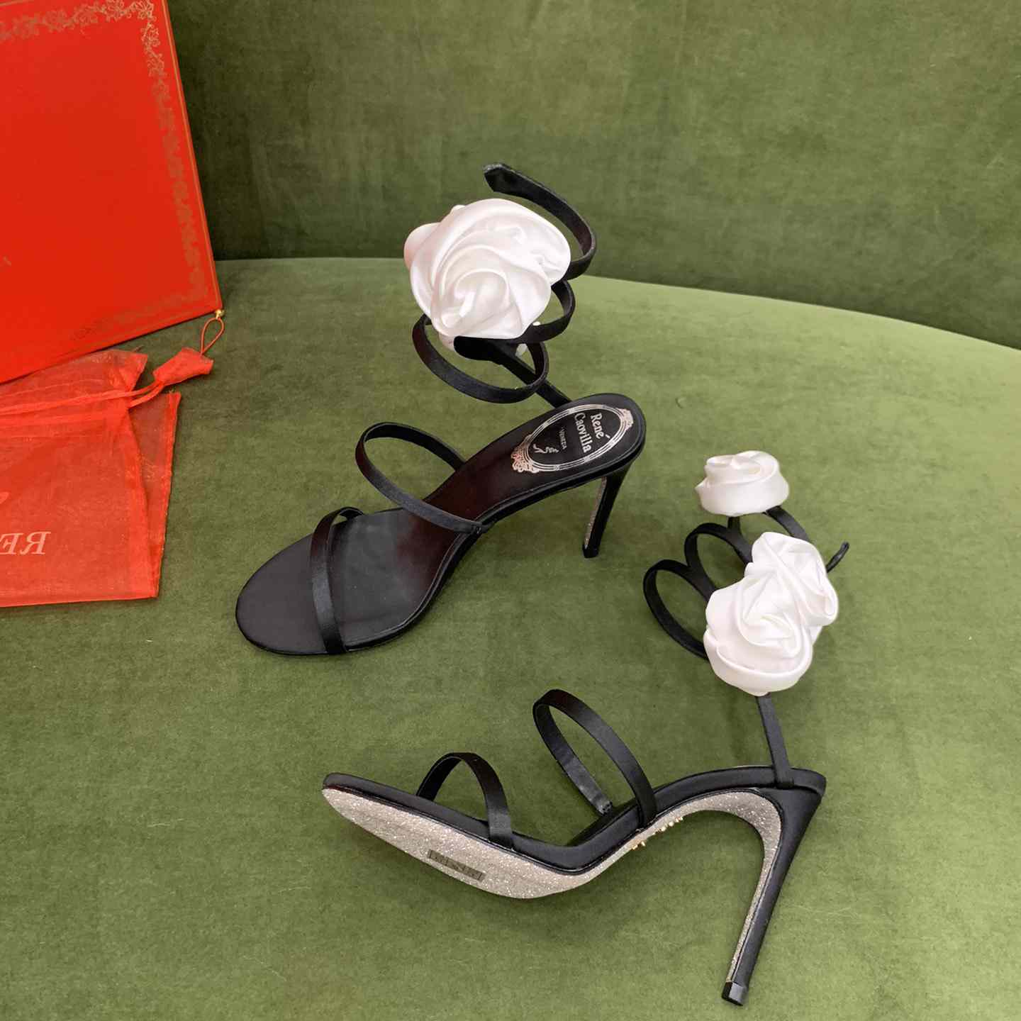 Rene Caovilla Rose High-heel Sandals - DopestKickz