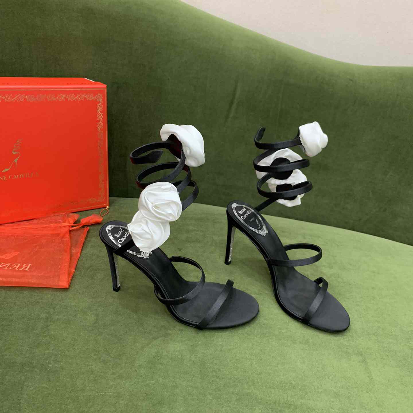 Rene Caovilla Rose High-heel Sandals - DopestKickz