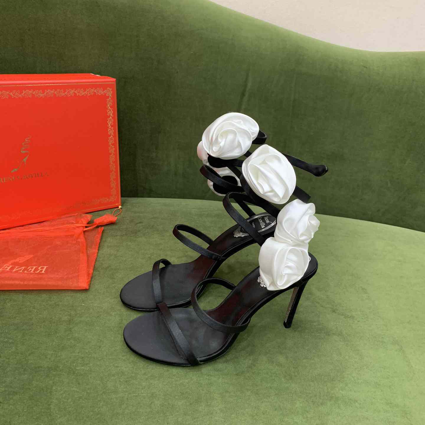 Rene Caovilla Rose High-heel Sandals - DopestKickz