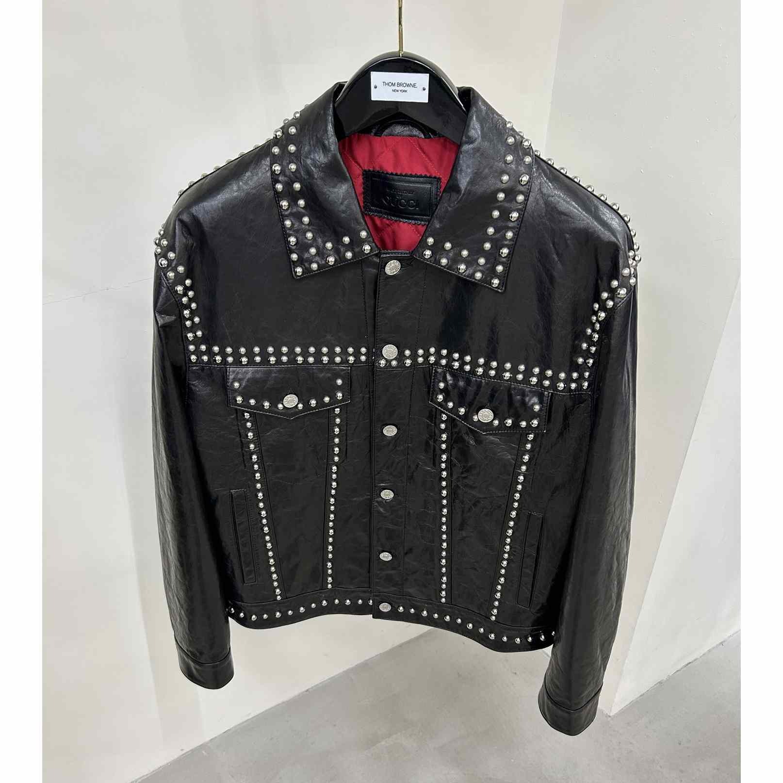 Gucci Leather Jacket - DopestKickz
