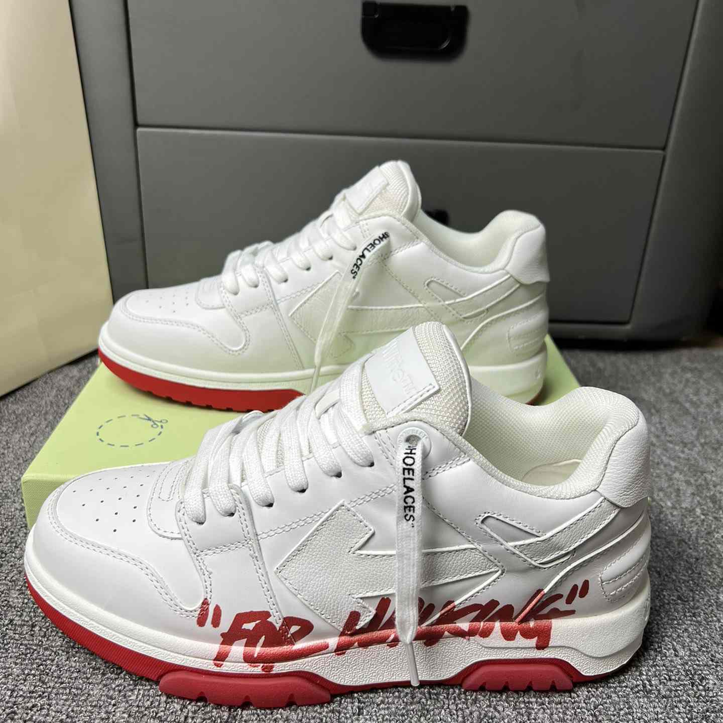 Off White Out Of Office Sneakers  - DopestKickz