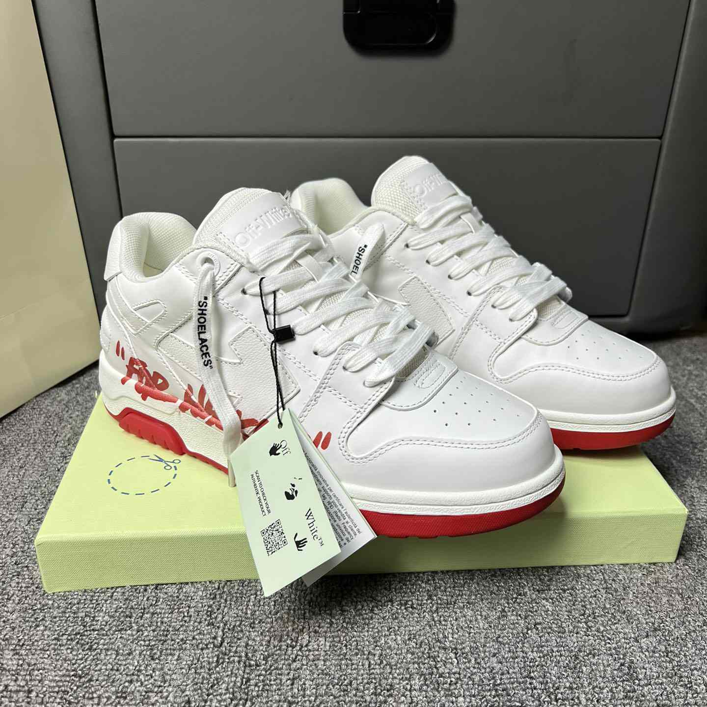 Off White Out Of Office Sneakers  - DopestKickz