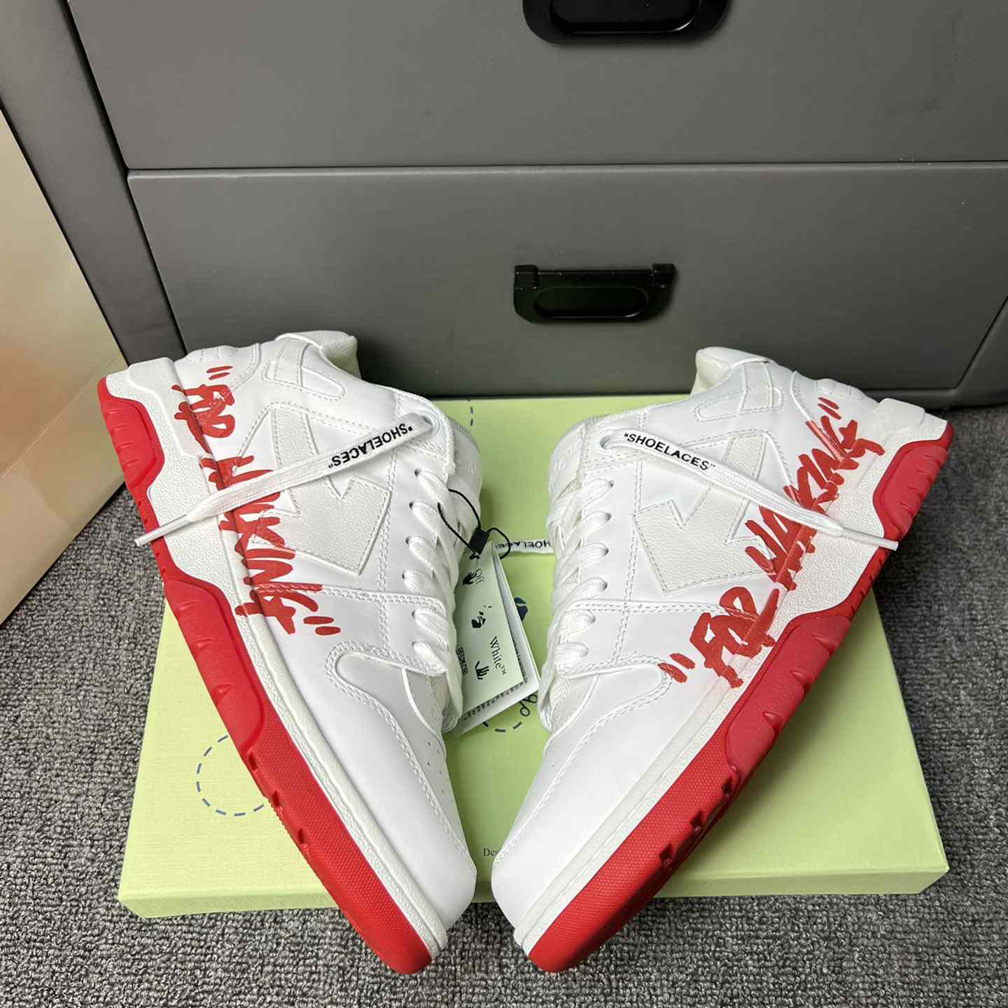 Off White Out Of Office Sneakers  - DopestKickz