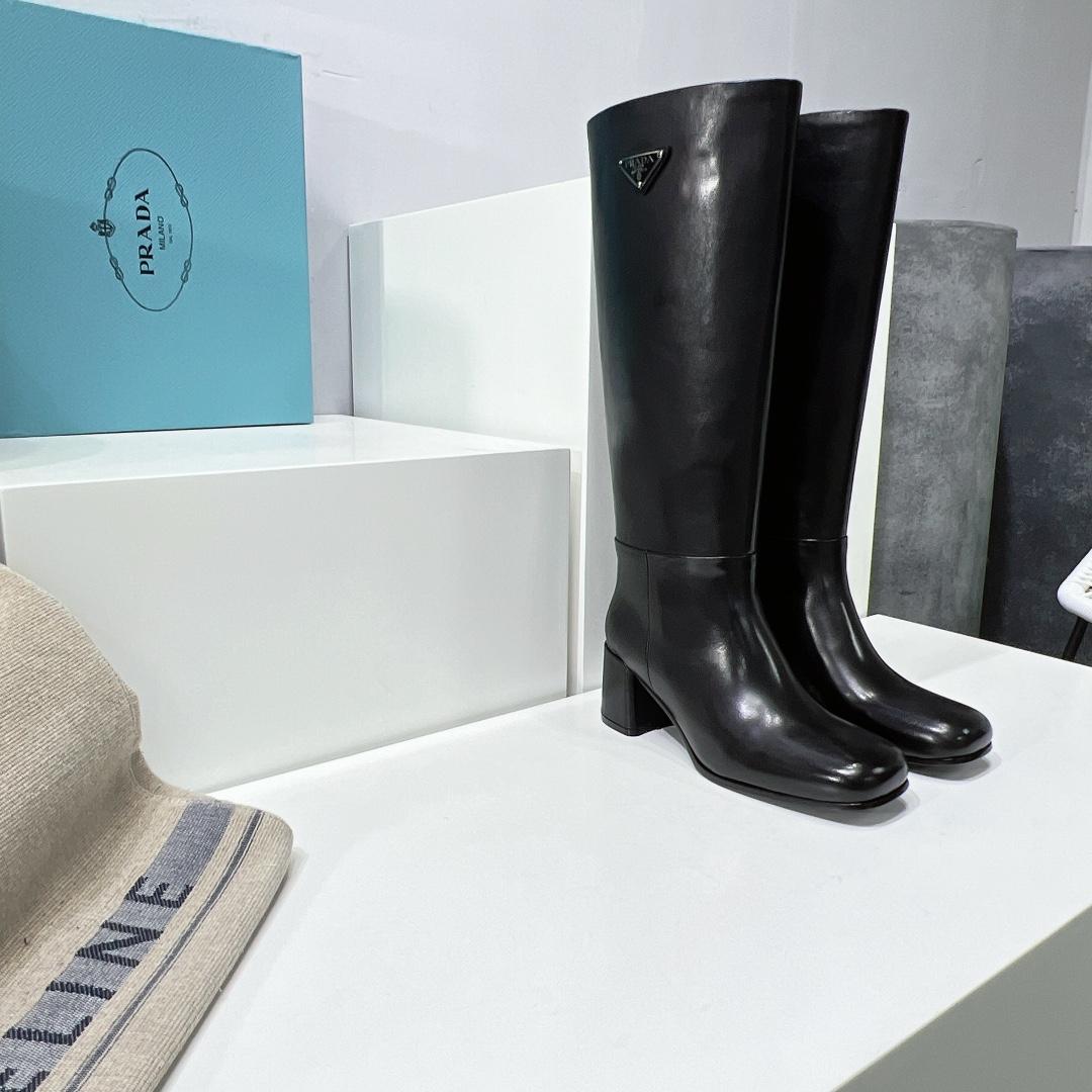 Prada Leather Boots - DopestKickz