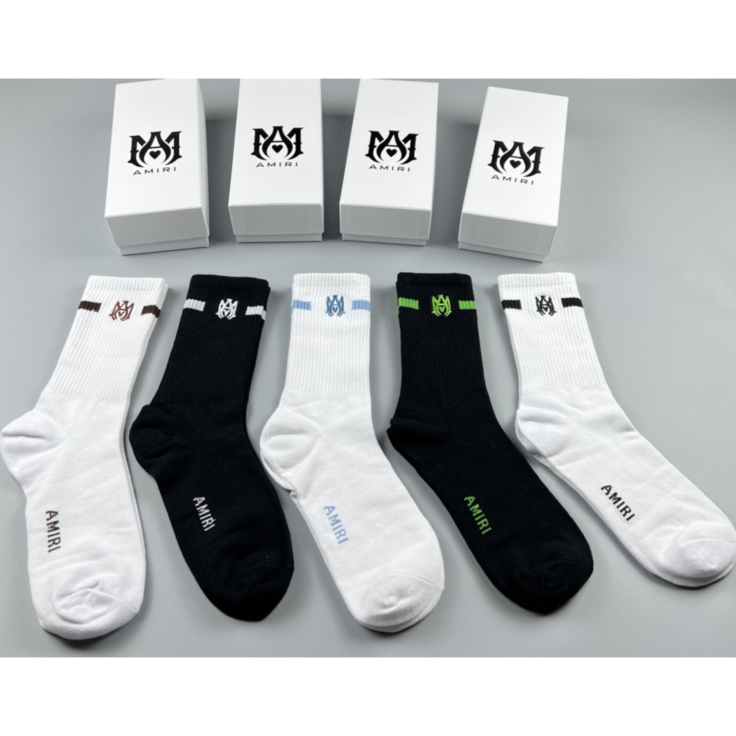 Amiri Socks /Box - DopestKickz