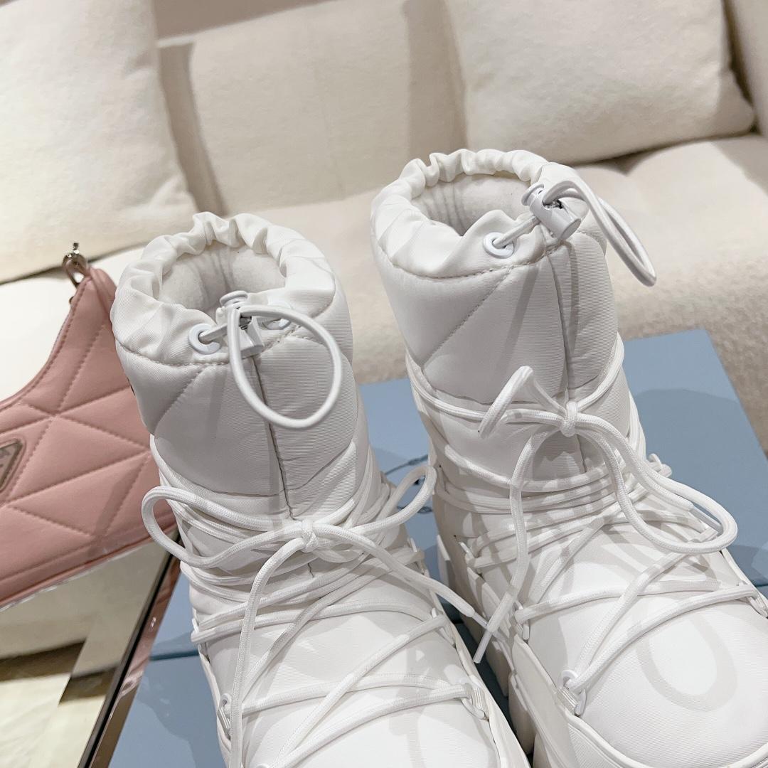 Prada Nylon Gabardine Après Ski Booties - DopestKickz