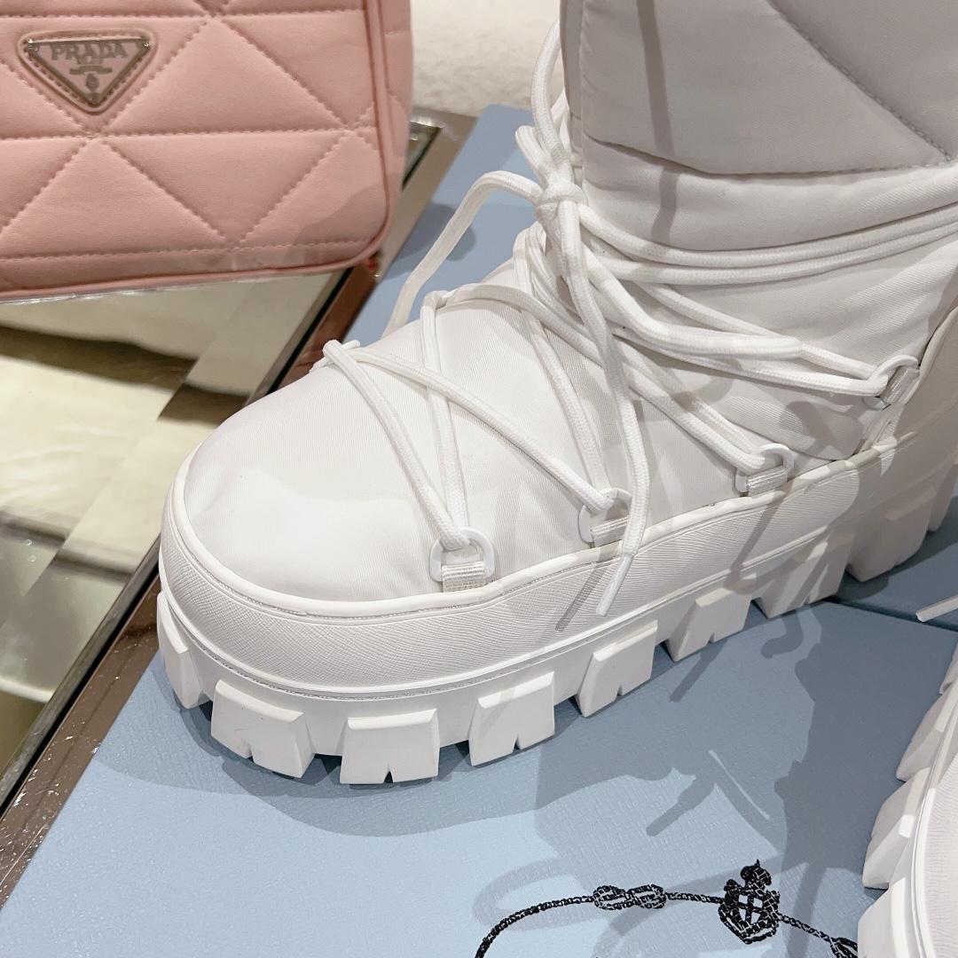 Prada Nylon Gabardine Après Ski Booties - DopestKickz