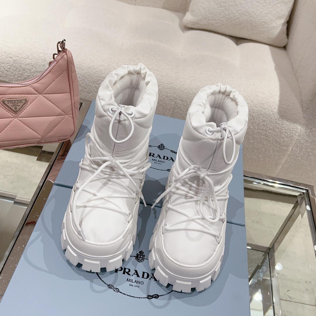 Prada Nylon Gabardine Après Ski Booties - DopestKickz