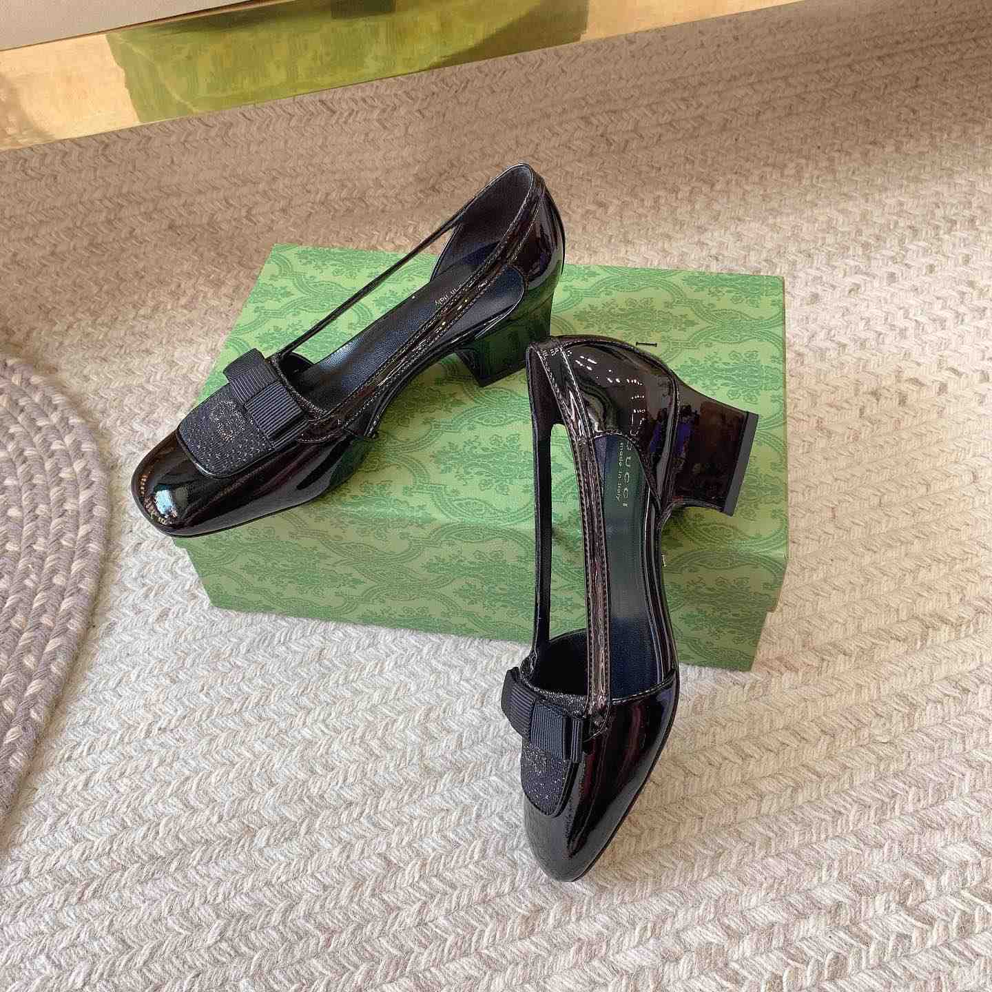 Gucci Women's Pump With GG Canvas - DopestKickz