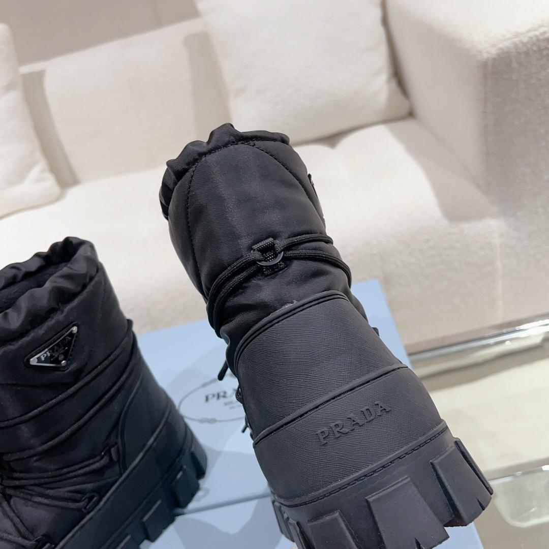 Prada Nylon Gabardine Après-ski Boots - DopestKickz