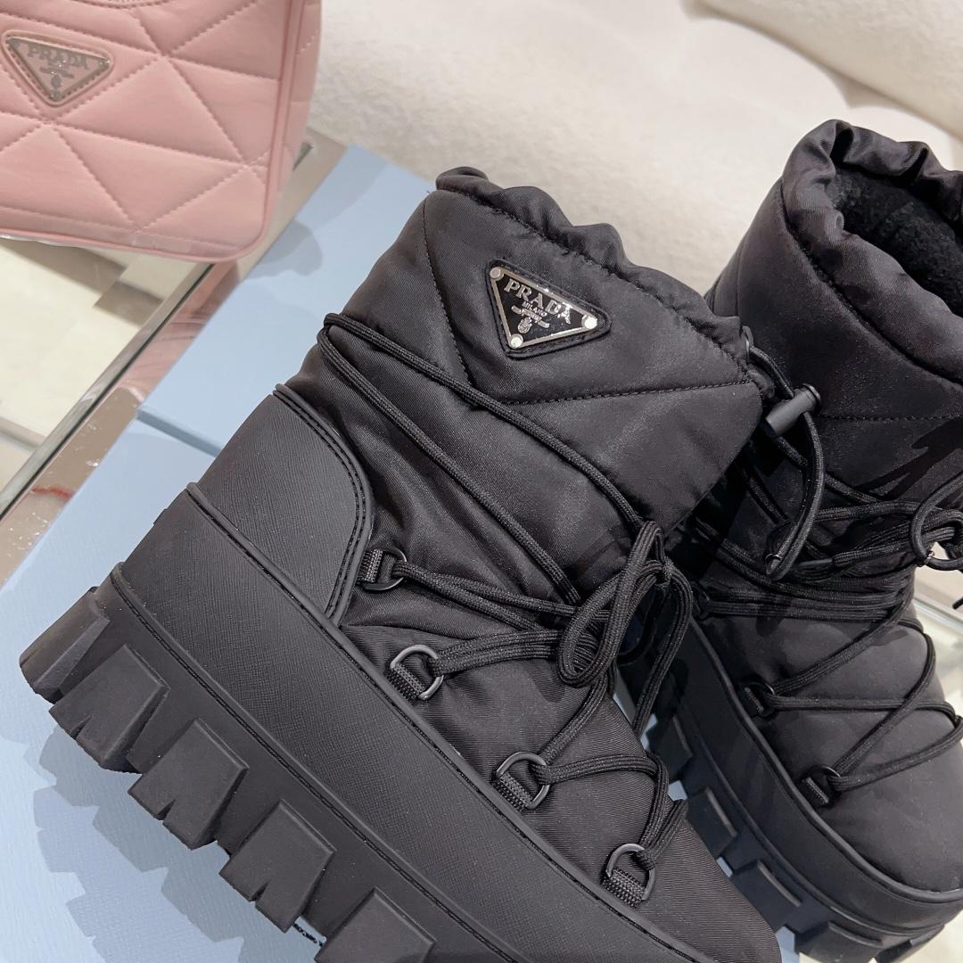 Prada Nylon Gabardine Après-ski Boots - DopestKickz