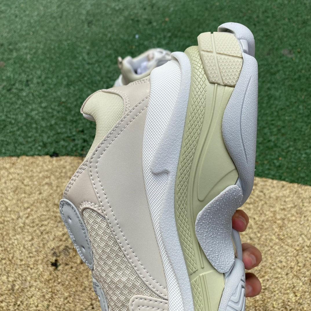 Balenciaga Triple S Sneaker In Off White - DopestKickz