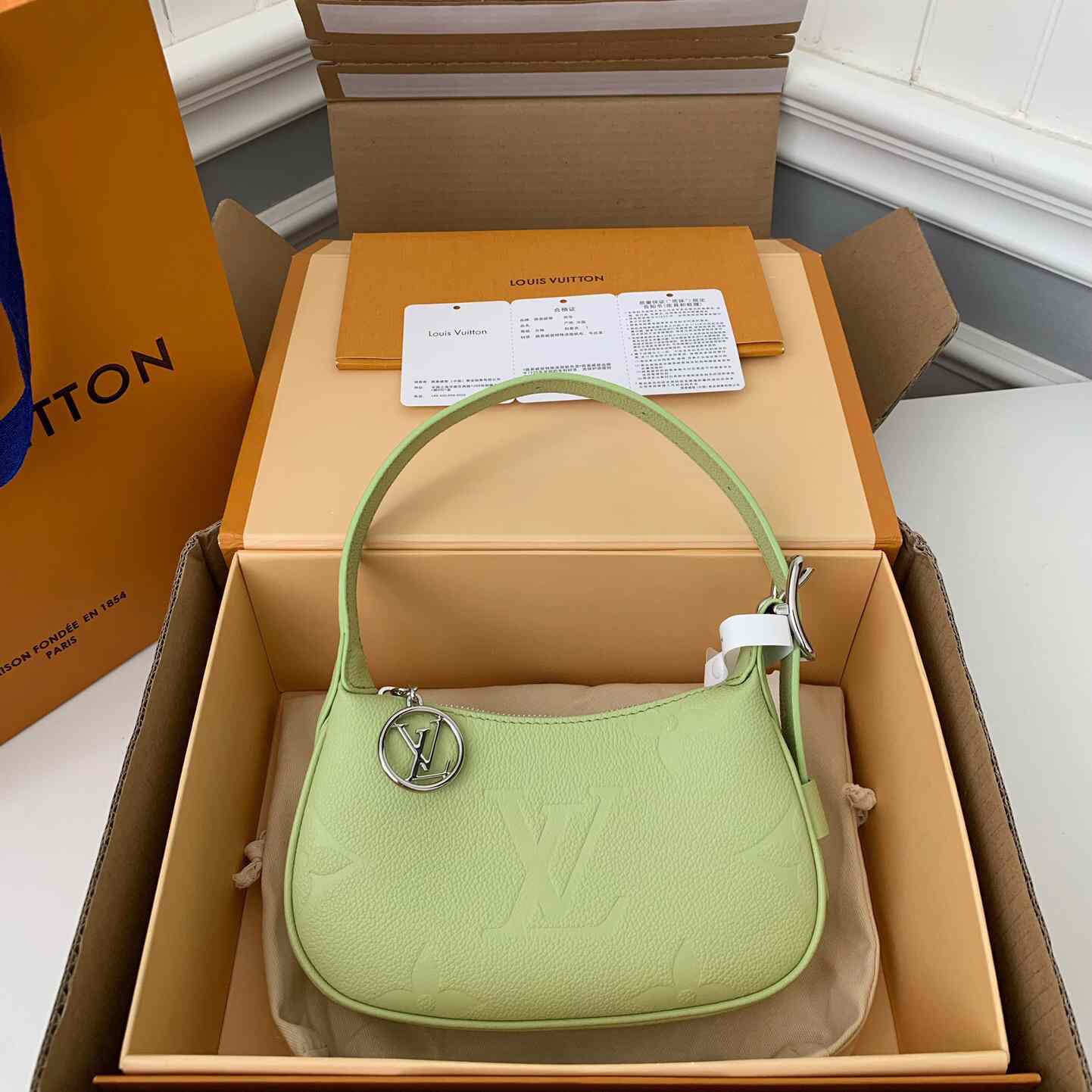 Louis Vuitton Mini Moon Monogram Empreinte (20.5*11*5cm)     M82425 - DopestKickz