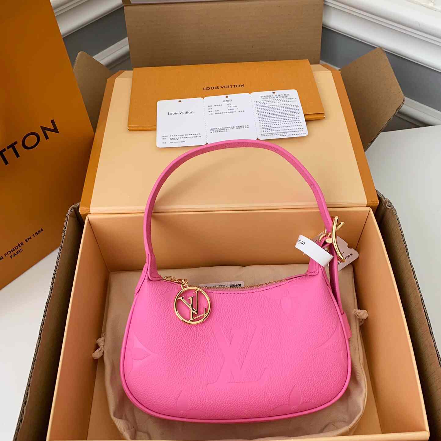 Louis Vuitton Mini Moon Monogram Empreinte (20.5*11*5cm)     M82487 - DopestKickz