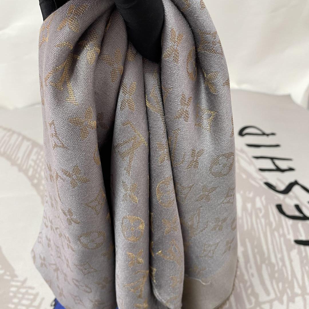 Louis Vuitton Silk Scarf Monogram Shine - DopestKickz