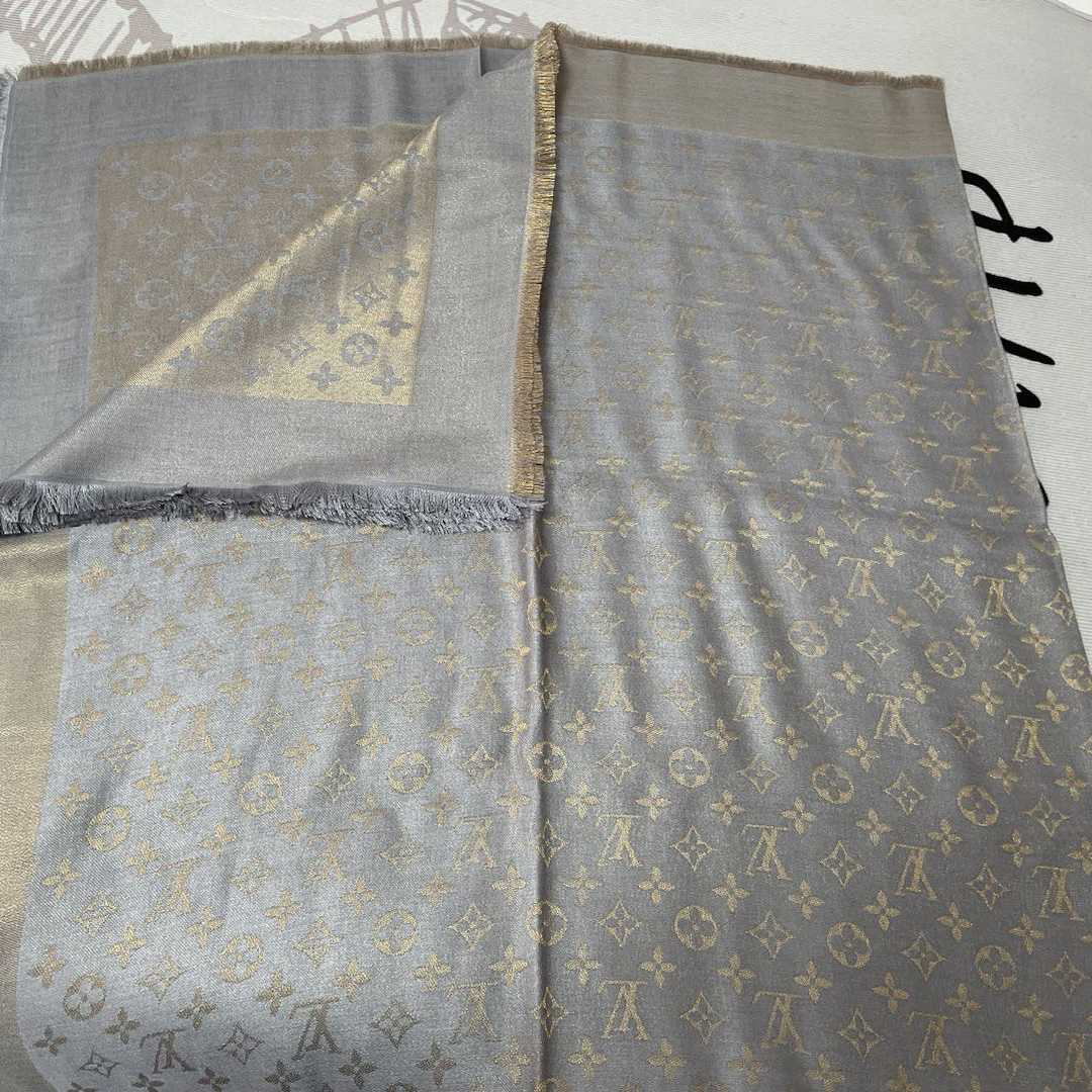 Louis Vuitton Silk Scarf Monogram Shine - DopestKickz