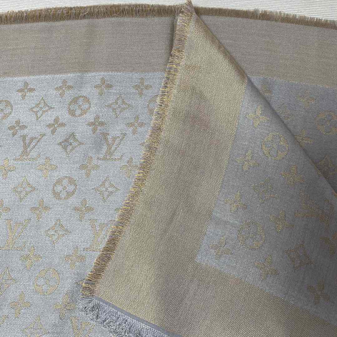 Louis Vuitton Silk Scarf Monogram Shine - DopestKickz