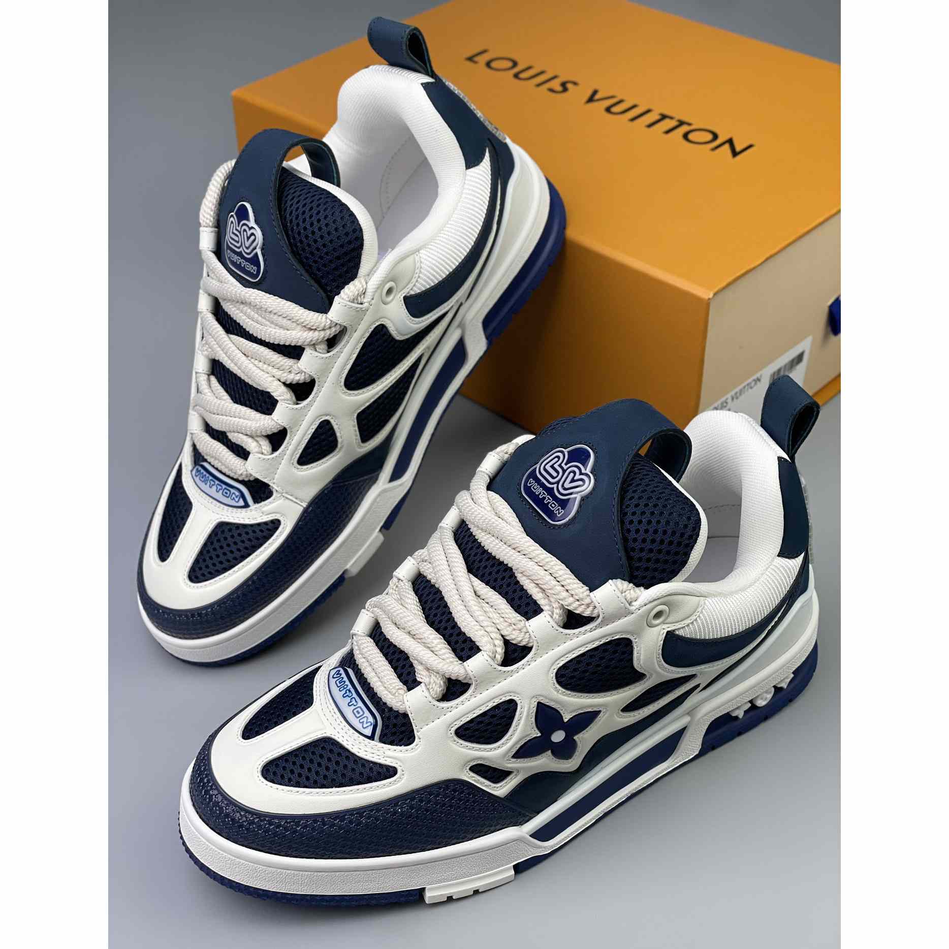 Louis Vuitton LV Trainer Sneaker     - DopestKickz