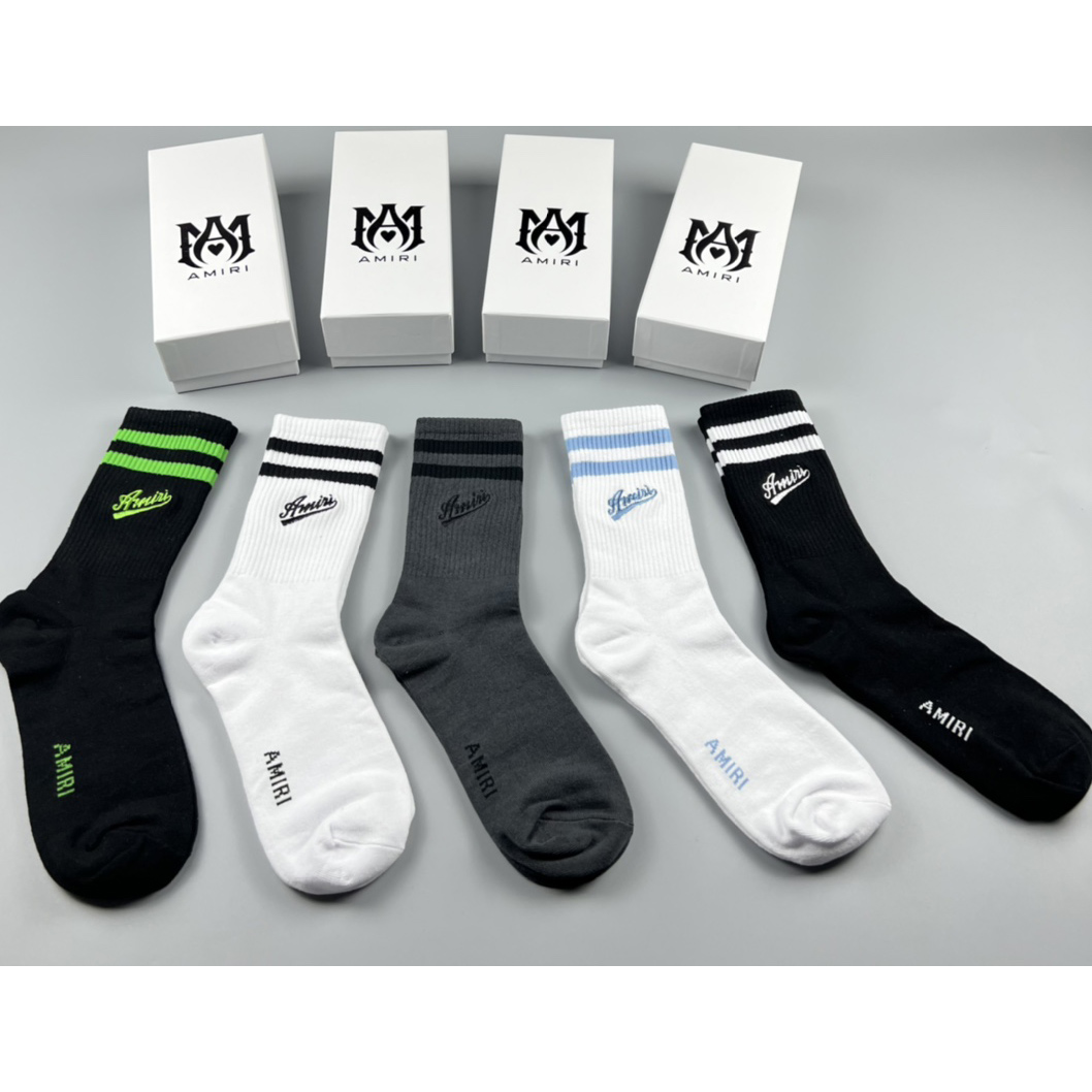 Amiri Socks /Box - DopestKickz