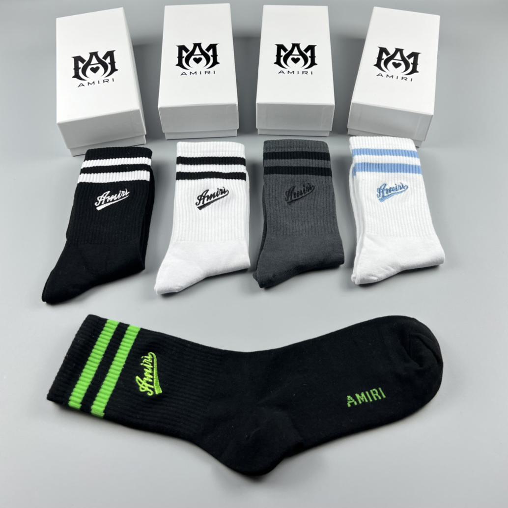 Amiri Socks /Box - DopestKickz