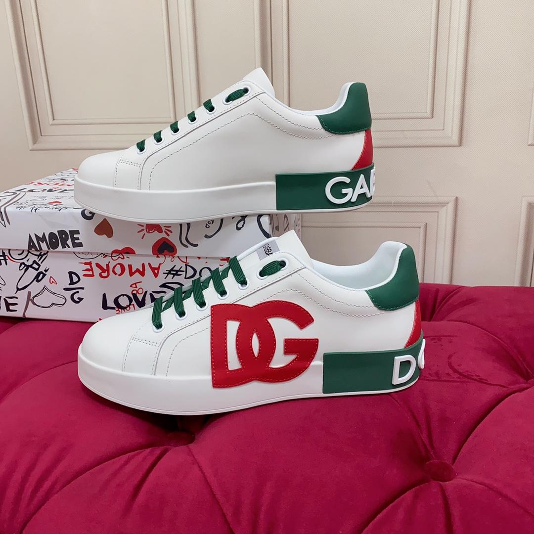 Dolce & Gabbana Calfskin Portofino Sneakers - DopestKickz
