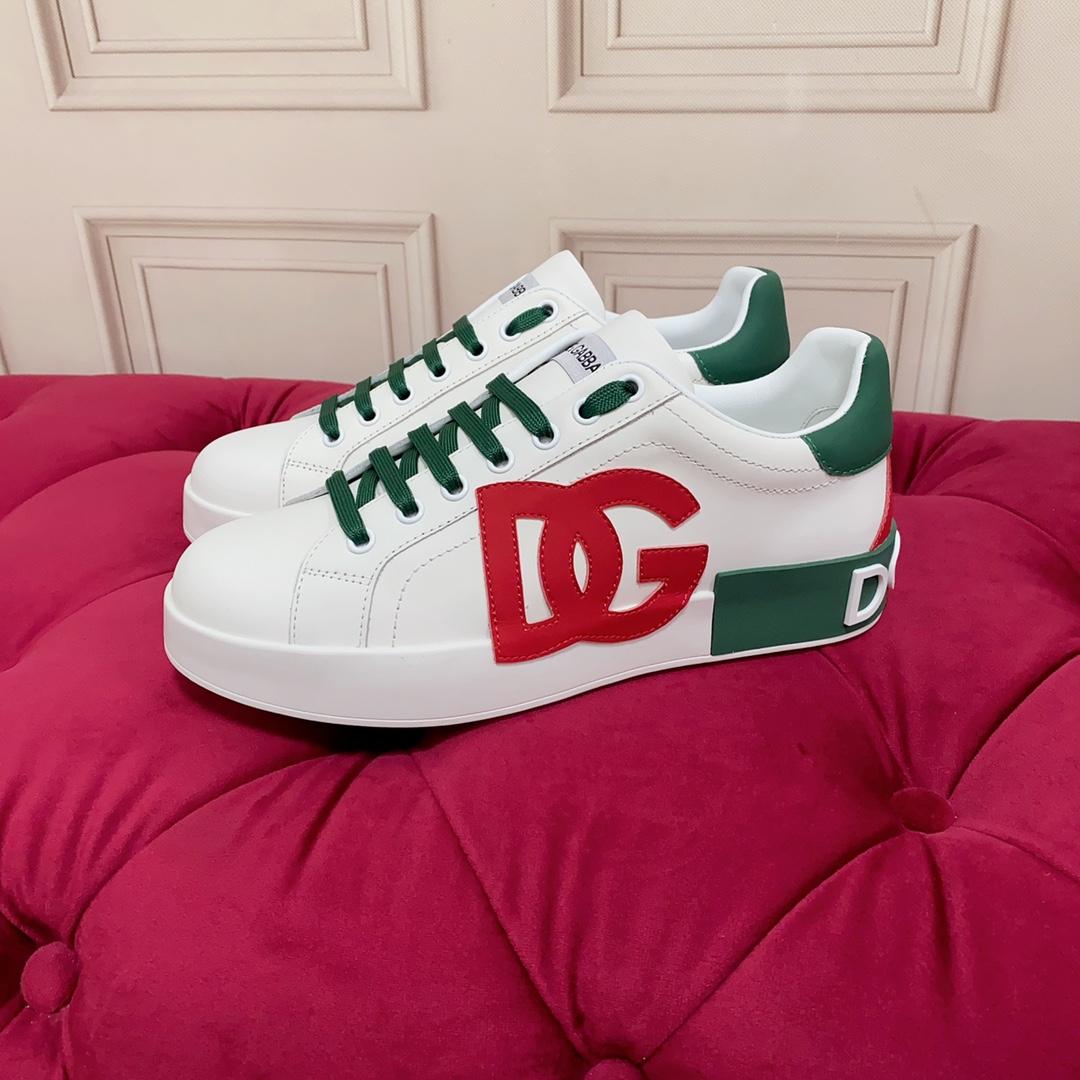 Dolce & Gabbana Calfskin Portofino Sneakers - DopestKickz