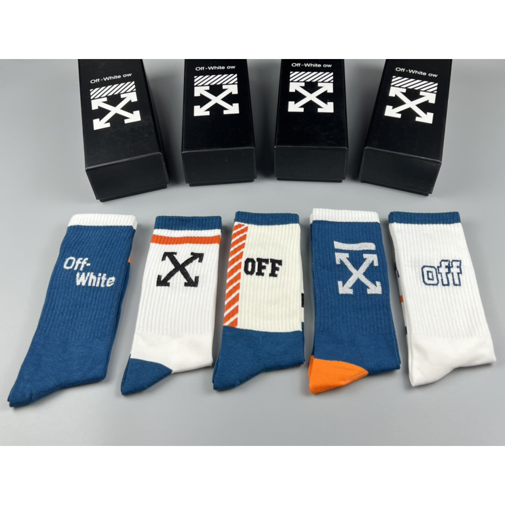 Off White Socks/Box - DopestKickz