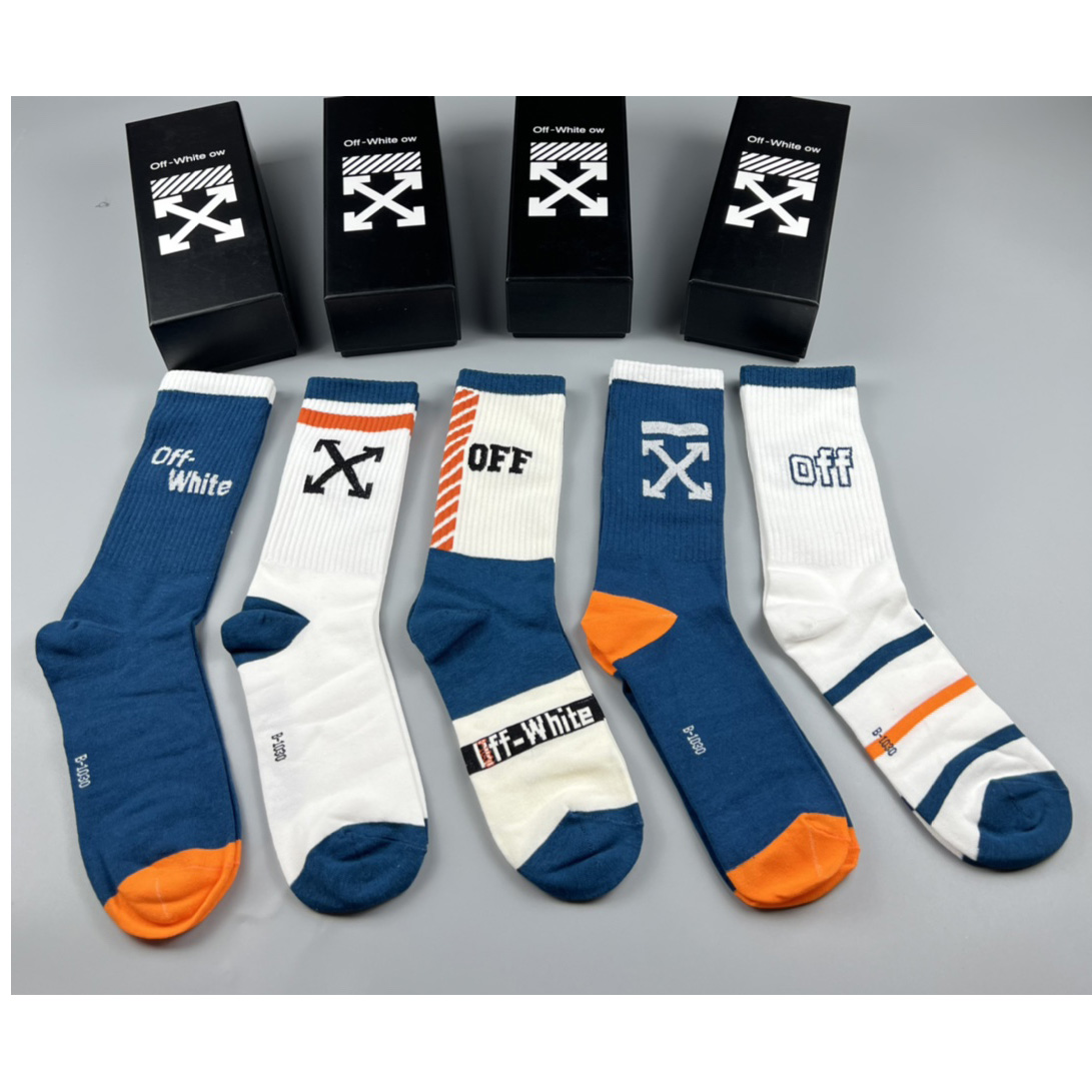 Off White Socks/Box - DopestKickz
