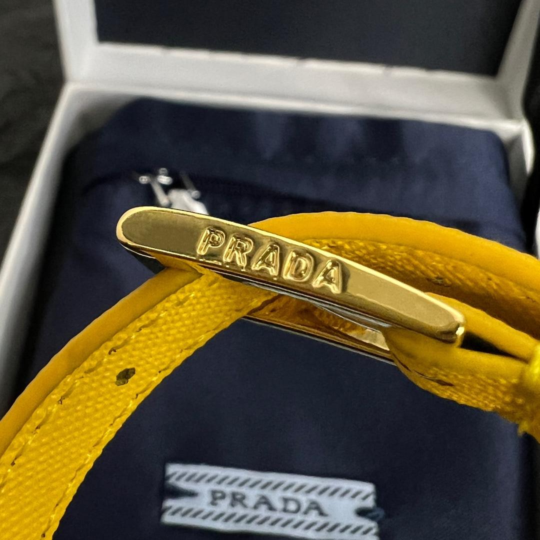 Prada Saffiano Leather Bracelet - DopestKickz