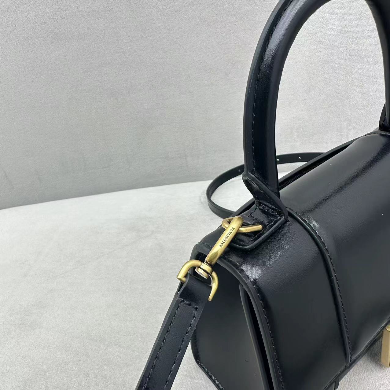 Balenciaga Hourglass Small Handbag In Black (19x8x21cm) - DopestKickz