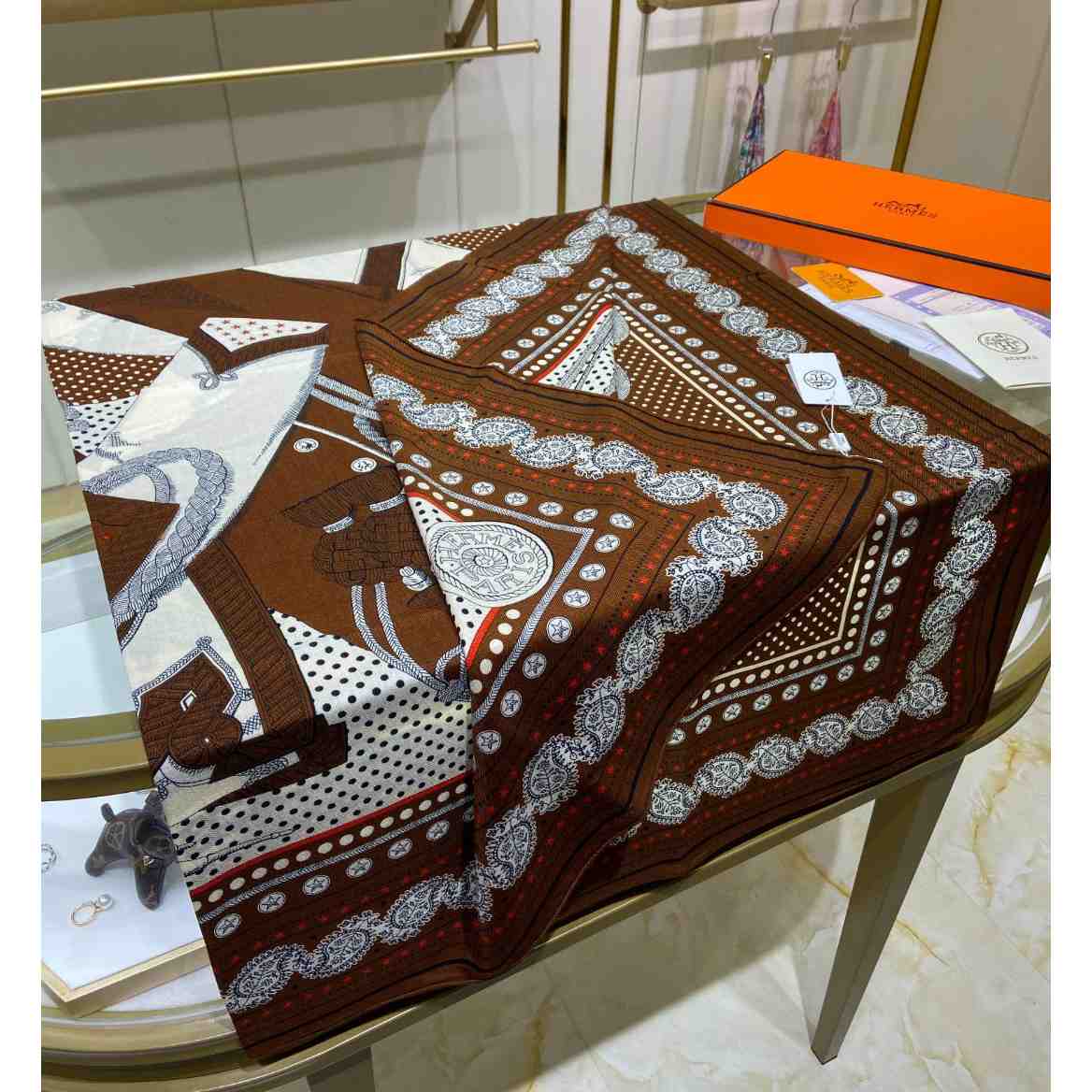 Hermes Zouaves et Dragons Bandana Shawl 140 - DopestKickz