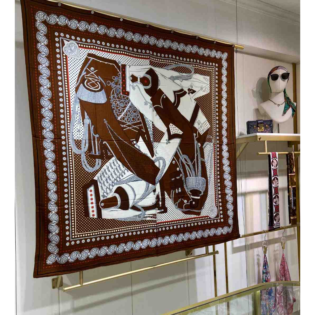 Hermes Zouaves et Dragons Bandana Shawl 140 - DopestKickz