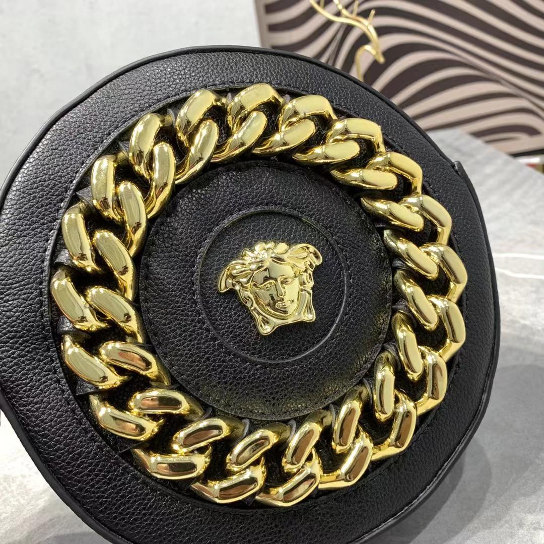  Versace Women's Red Nappa Leather Medusa Evening Bag  (19-19-5cm) - DopestKickz
