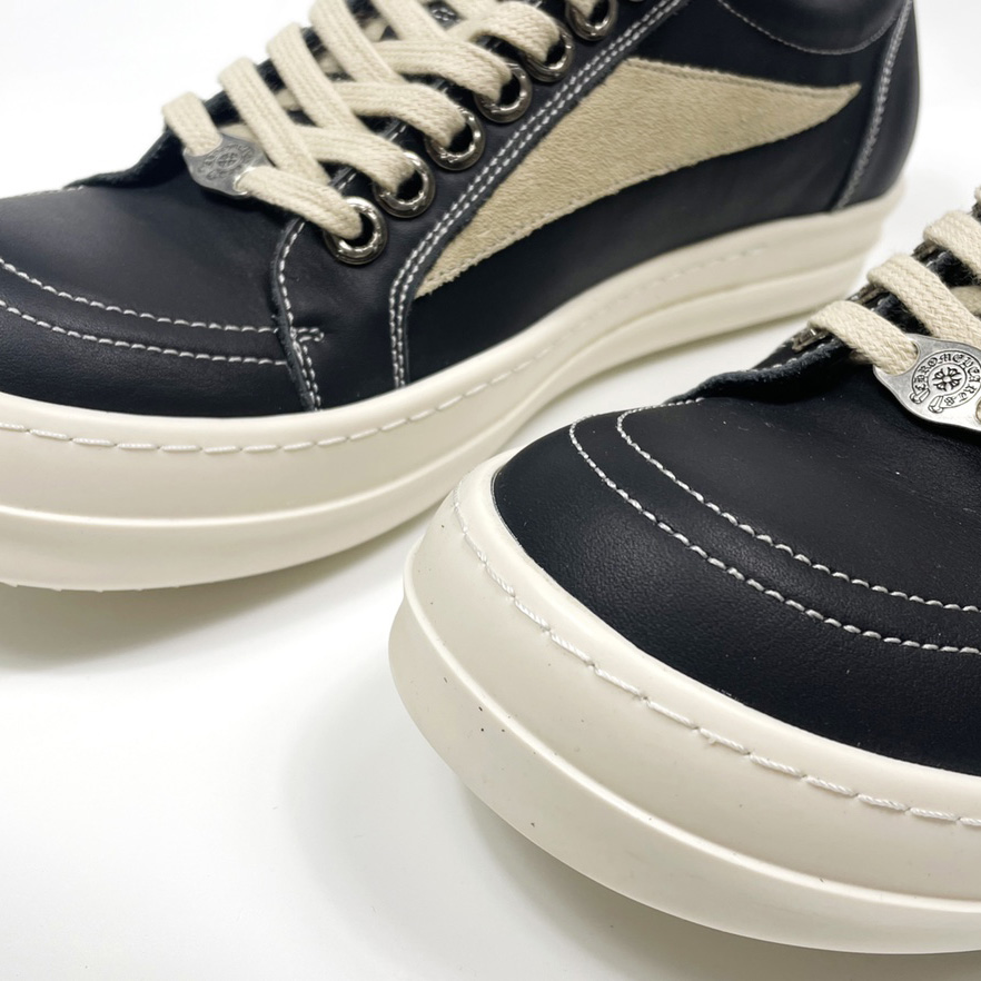 Rick Owens Drkshdw Faded Pink Vintage Sneakers - DopestKickz