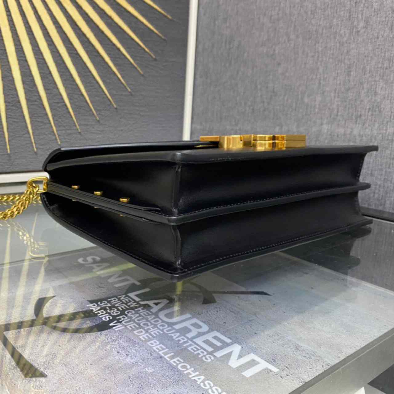 Saint Laurent Black Cassandra Bag (22-16.5-5.5cm) - DopestKickz