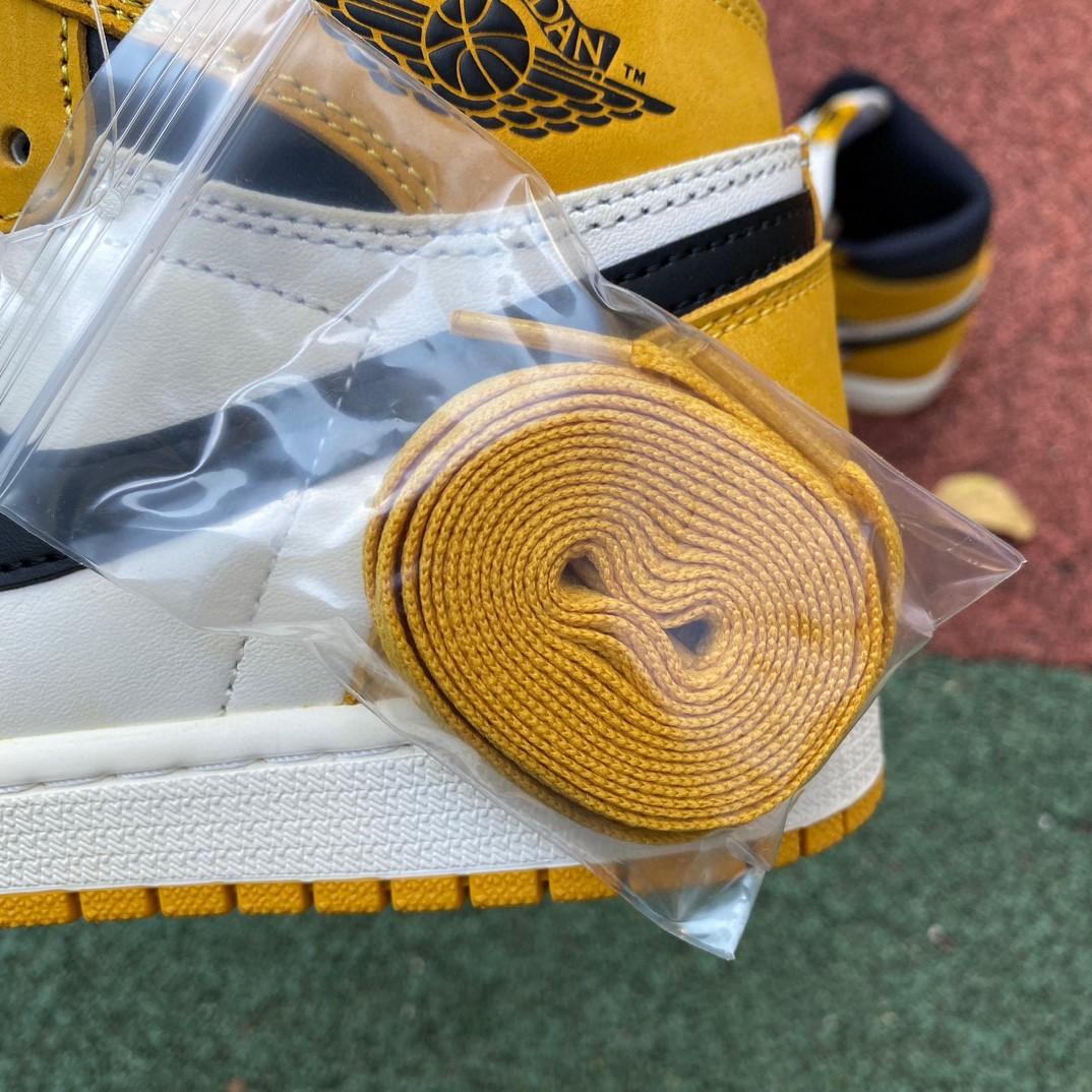 Air Jordan 1 High OG “Yellow Ochre” Sneaker     DZ5485-701 - DopestKickz