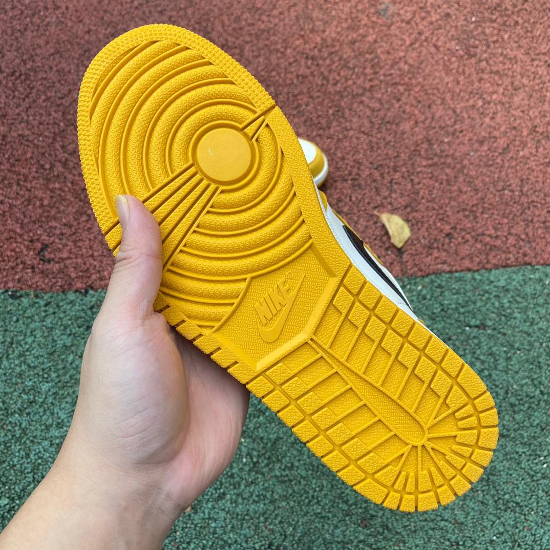 Air Jordan 1 High OG “Yellow Ochre” Sneaker     DZ5485-701 - DopestKickz