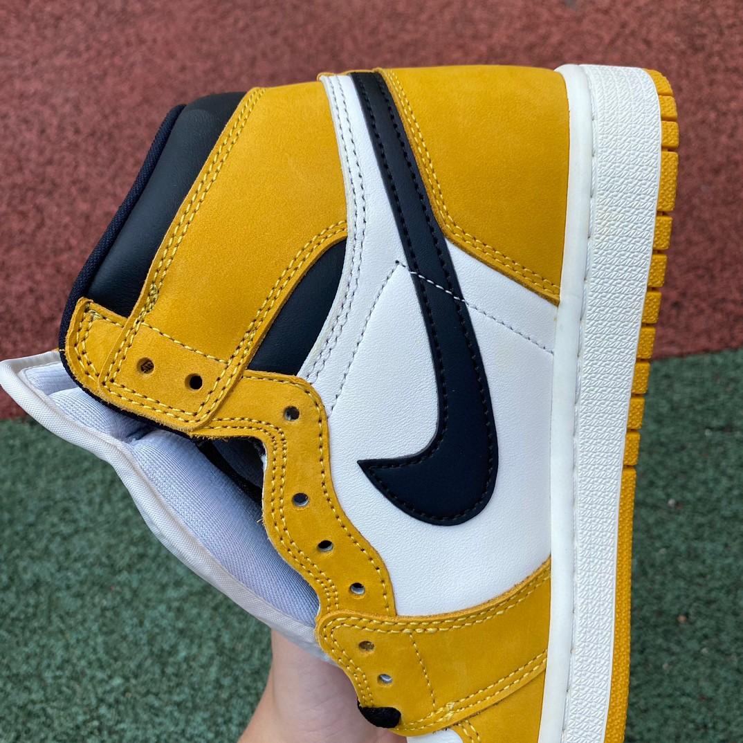 Air Jordan 1 High OG “Yellow Ochre” Sneaker     DZ5485-701 - DopestKickz