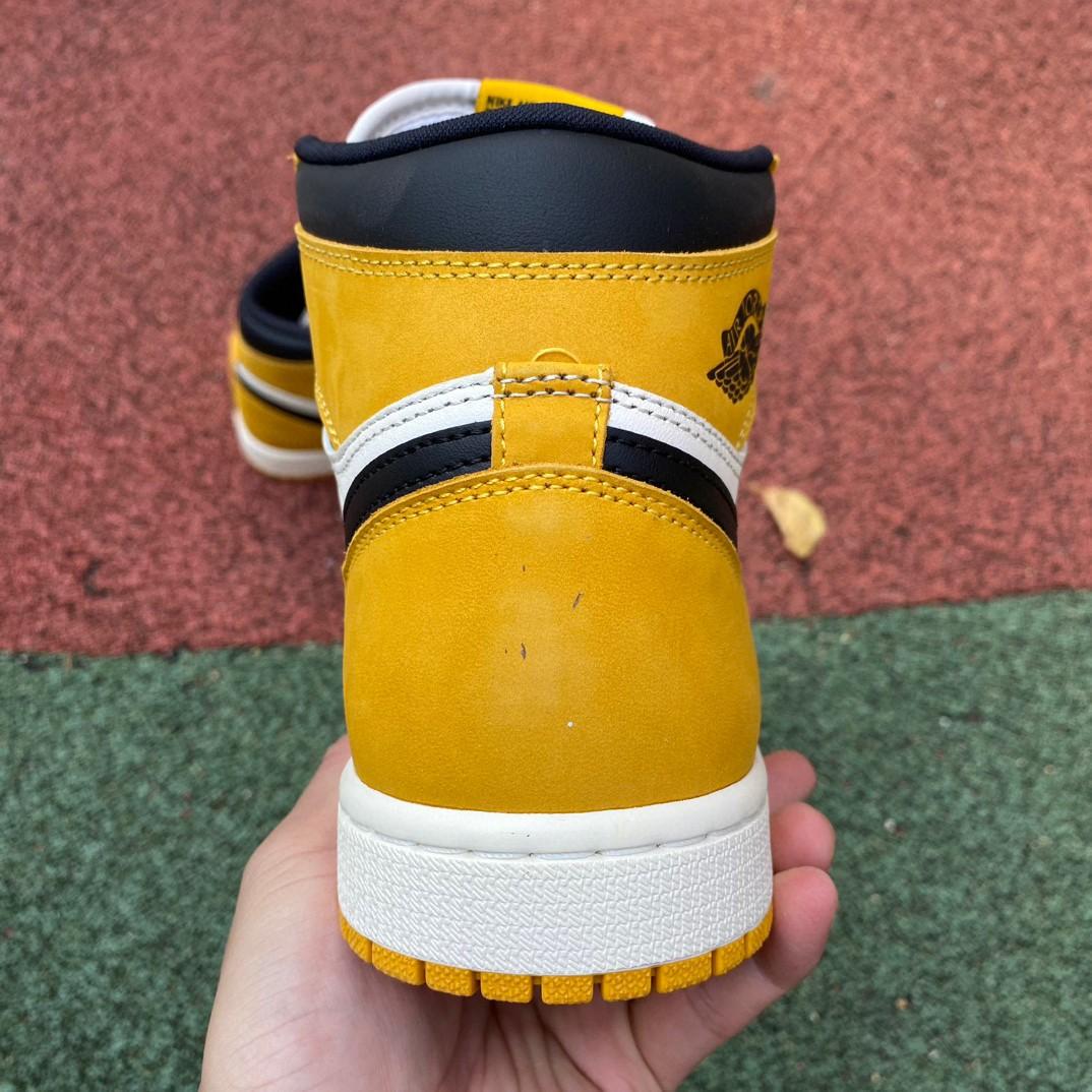 Air Jordan 1 High OG “Yellow Ochre” Sneaker     DZ5485-701 - DopestKickz